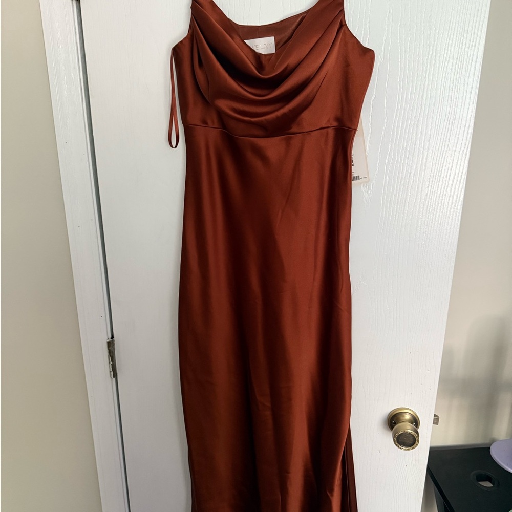 Revelry Skye Satin Dress - NEW with tags